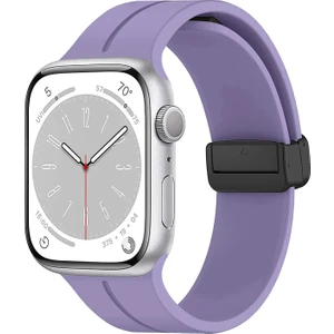 Apple Watch Series 8 45MM Kordon Ribbon Line Lila