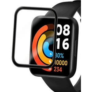 Xiaomi Mi Watch Lite Tam Kaplayan Nano Cam Ekran Koruyucu Siyah