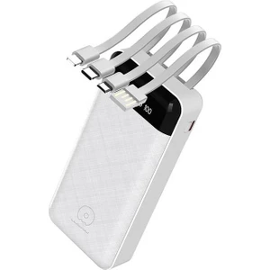 BN45 20000MAH Powerbank LED Ekranlı Type-C iPhone USB Micro USB Kablolu Tüm Uçlar
