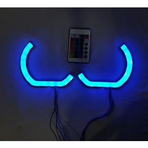 Uygunmarketcom, Cotton Halka L Tipi Angel Rgb 120MM , 2 Adet , Far Içi Halka , Pamuk Angel