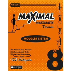 Artı Zeka Yayınları 8 Sınıf Maxımal Matematik Modüler Sistem Seti (7 Modül)