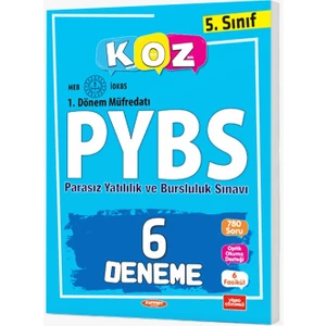 Kurmay Yayınları 5.Sınıf 1. Dönem Koz PYBS 6 Deneme 2023