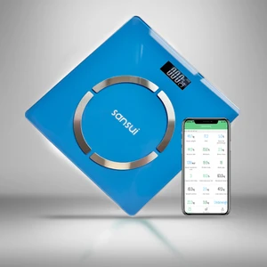Akıllı Bluetooth Dijital Tartı Mavi