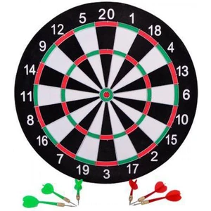 Kelebek Oyuncak Iğneli Çift Taraflı Hedef Dart Tahtası 15 Inc - 6 Oklu