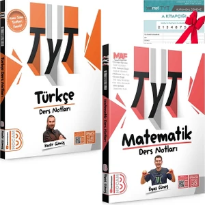 Benim Hocam Yayınları 2025 TYT Türkçe Ders Notları + TYT Matematik Ders Notları + TYT Deneme