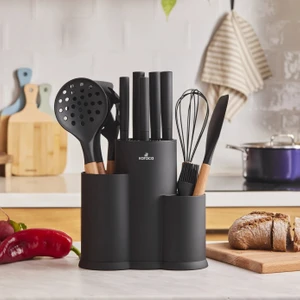 Burby Wood 14 Parça Servis ve Bıçak Seti