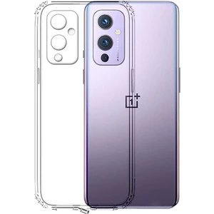 Oneplus 9 ile Uyumlu Kapak Kamera Korumalı Tıpalı Şeffaf Silikon Kılıf