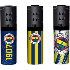 Turbo Taraftar Çakmak Fenerbahçe 3 Lü Set ( 1 adet Seramik Küllük Hediye )