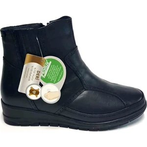 Moly-H Anatomik Deri Kemik Çıkıntısına Uygun Siyah Bot 25157