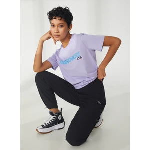 Discovery Expedition Lastikli Bel Lastikli Paça Siyah Kadın Pantolon W-SERU