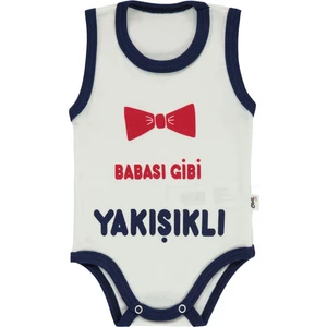 Civil Baby Erkek Bebek Çıtçıtlı Badi 1-18 Ay Lacivert