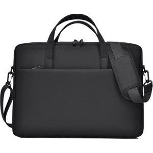 Suya ve Darbeye Dayanıklı 14"15" Laptop Çantası 17" Büyük Kapasiteli Omuz Notebook Çantası (Yurt Dışından)