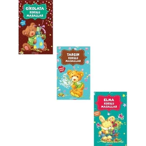 Kokulu Masallar Seti Yeni Kapak 3 Kitap (Elma Kokulu-Çikolata Kokulu-Tarçın Kokulu)