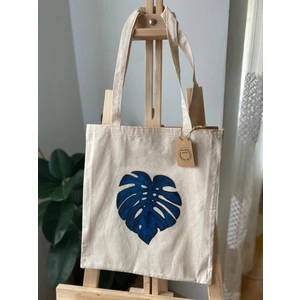 Blue Monstera Bez Çanta