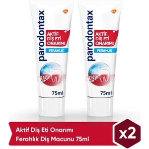 Aktif Diş Eti Onarımı Ferahlık Diş Macunu 75 ml x 2 Adet