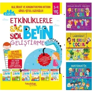 Etkinliklerle Sağ Beyin Sol Beyin Geliştirme - Yetenekli Çocuk Ciltsiz 160 Sayfa