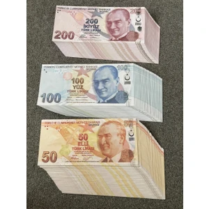 Aykar Hediyelik 150 Adet Karma  50-100-200  Tl Geçeriz  Dizi Film Video Çekimleri Için