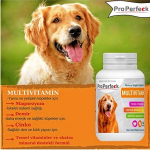 Pro Perfeck Yavru ve Yetişkin Köpekler Için Vitamin 150 Tablet
