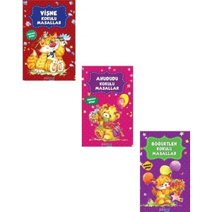 Kokulu Masallar Seti Yeni Kapak 3 Kitap (Vişne Kokulu-Ahududu Kokulu-Böğürtlen Kokulu)