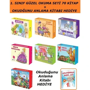 Morışık 1. Sınıf Hikaye Seti 70 Kitap + Okuduğunu Anlama Kitabı Hediye