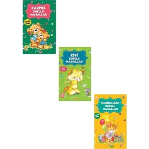 Kokulu Masallar Seti Yeni Kapak 3 Kitap (Karpuz Kokulu-Kivi Kokulu-Mandalina Kokulu)