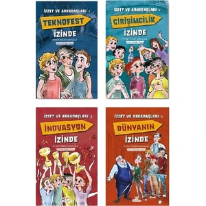 İzzet ve Arkadaşları Set 4 Kitap (Teknofest İzinde + Dünyanın İzinde + İnovasyon İzinde + Girişimcilik İzinde)