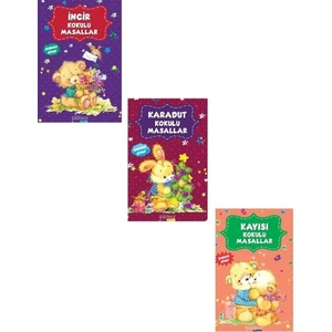 Kokulu Masallar Seti Yeni Kapak 3 Kitap (Incir Kokulu-Karadut Kokulu-Kayısı Kokulu)