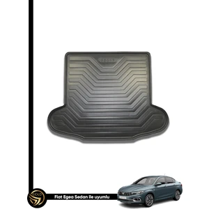 Fiat Egea Sedan 2015-2020 3D Bagaj Havuzu Kauçuk