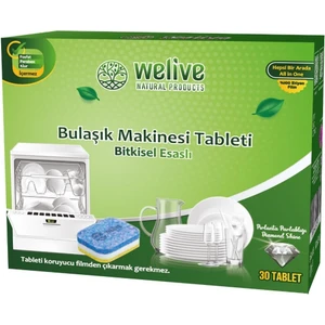 Welıve Bulaşık Yıkama Tableti 30’lu