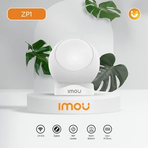 IMOU Kablosuz PIR Dedektör/Alarm Bildirimi-Zigbee-İletim Gücü: ≤15dBm-360° Hareket-8m Algılama Aralığı-Akıllı Ev Cihazlarıyla Ara Bağlantı (ZP1)