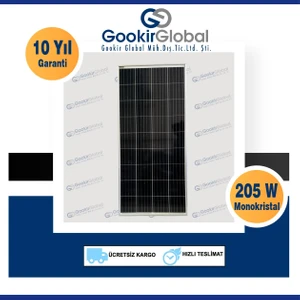 205 Wattmonokristal Güneş Paneli