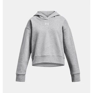 Under Armour Kız Çocuk UA Rival Fleece Crop Kapüşonlu Üst 1379517-012