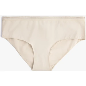 Hipster Külot Basic Pamuklu Beli Dantelli