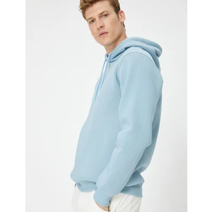 Basic Kapşonlu Sweat Uzun Kollu