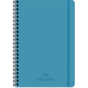 Keskin Color 17X24 Kareli Spiralli Premier Defter - Mavi