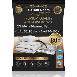 Balkan Room Vakum Hurcu 2’li Mega Diamond Set Vakumlu Hurç Vakumlu Poşet