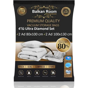 Balkan Room Vakum Hurcu 4’lü Ultra Diamond Set Vakumlu Hurç Vakumlu Poşet