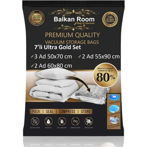 Balkan Room Vakum Hurcu 7’li Ultra Gold Set Vakumlu Hurç Vakumlu Poşet