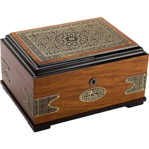 Damascus Ispanyol Sedir Humidor Puro Kutusu 40S