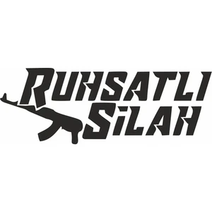 Reysa Tasarım Ruhsatlı S*lah Araba Sticker Siyah 17X6 cm