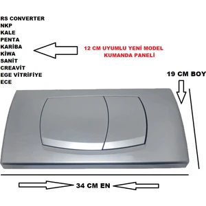 RS Converter Nkp Kale Penta Kariba Kiwa Sanit Creavit Ege Vitrifiye 12 cm Markalarına Uyumludur