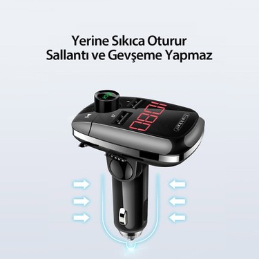 Fogy Earldom Bluetooth Usb3.0 Hızlı Şarj Fm Transmitter Araç Fiyatı