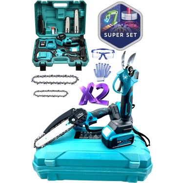 Staxx Power 2'li Super Set 21V Çift Pala Zincir Çift Akülü Fiyatı