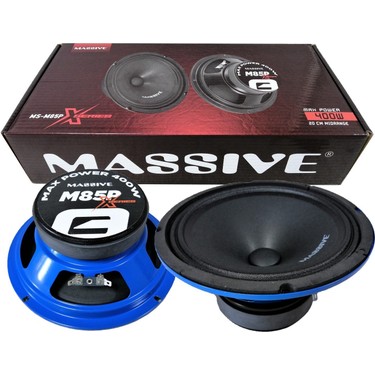 Massive M85PX Seri 20 cm 400W 150 Rms Midrange Mavi Kasa Fiyatı