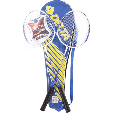 Delta Tek Parça Halinde Üretim 2 Adet Dura-Strong Badminton Raketi Ve Deluxe Badminton Çantası