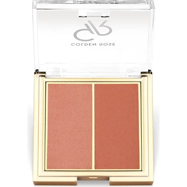 Golden Rose Iconic Blush Duo No: 02 Peachy Coral - Allık -