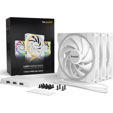 Be Quiet! Light Wings White 140MM Pwm Premium Argb Kasa Fanı Fiyatı