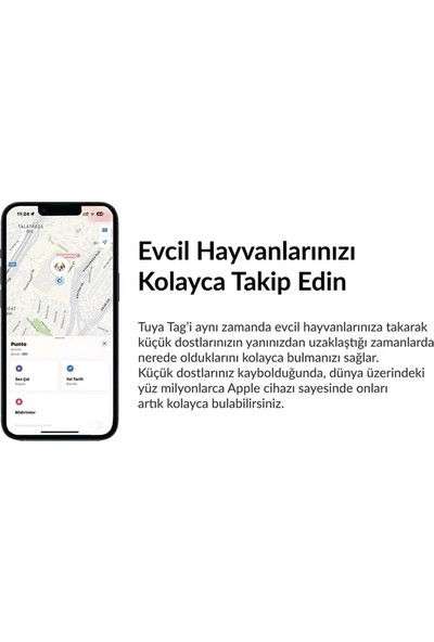 Aral Teknoloji Tuya Smart Tag Apple Mfı Lisanslı Gps Takip Cihazı