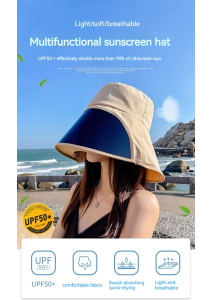 Kadın Şapka Bucket Şapka Vizör Şapka (Yurt Dışından)