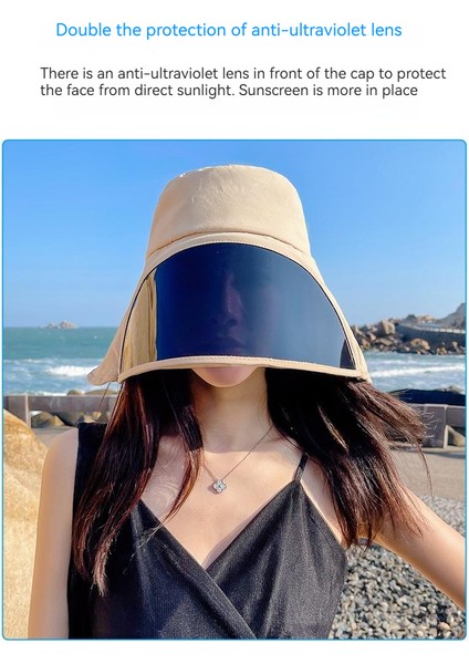 Kadın Şapka Bucket Şapka Vizör Şapka (Yurt Dışından)